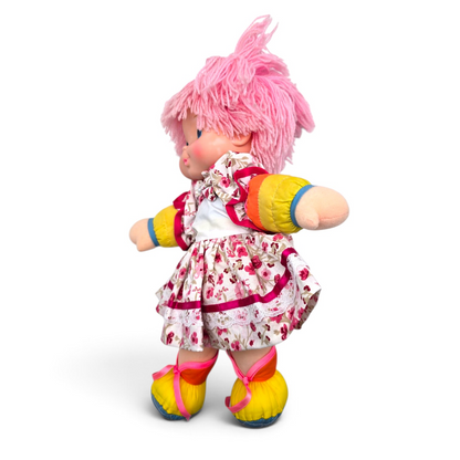 🌈✨Pre-loved Rainbow Brite años 80s Baby Brite 36 cms (segunda mano) con vestido genérico de cortesía #35 ver fotos carita