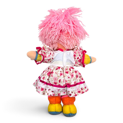 🌈✨Pre-loved Rainbow Brite años 80s Baby Brite 36 cms (segunda mano) con vestido genérico de cortesía mancha tinta en pies #36