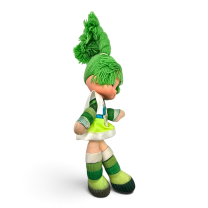 🌈✨Pre-loved Rainbow Brite años 80s Patty o'Green 25 cms (segunda mano) con vestido genérico de cortesía #41