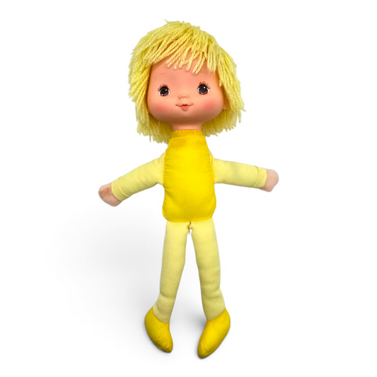🌈✨Pre-loved Rainbow Brite años 80s Yellow Canary 25 cms (segunda mano) #43