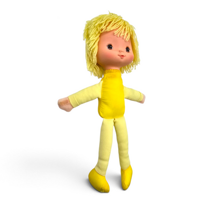 🌈✨Pre-loved Rainbow Brite años 80s Yellow Canary 25 cms (segunda mano) #43
