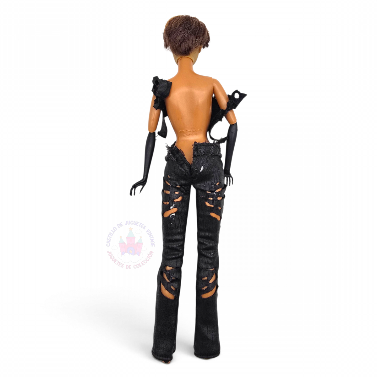 Muñeca Vintage Barbie - Usada/Segunda Mano - Con Detalles Estéticos #32 Catwoman 🚨 Cabello Cortado, piernas flojas, ropa sin Velcro, cara amarillenta