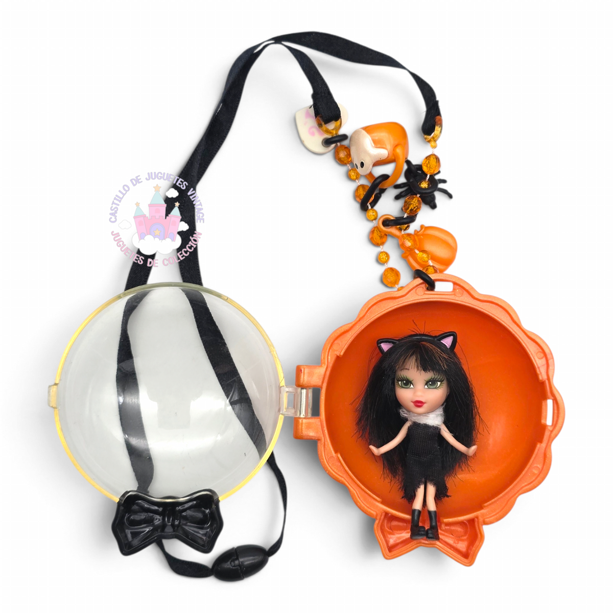 Muñeca Vintage Barbie Peekaboo Petites Club - Pre-Loved ❤️/Segunda Mano #6 Halloween Gato Negro Año 2008