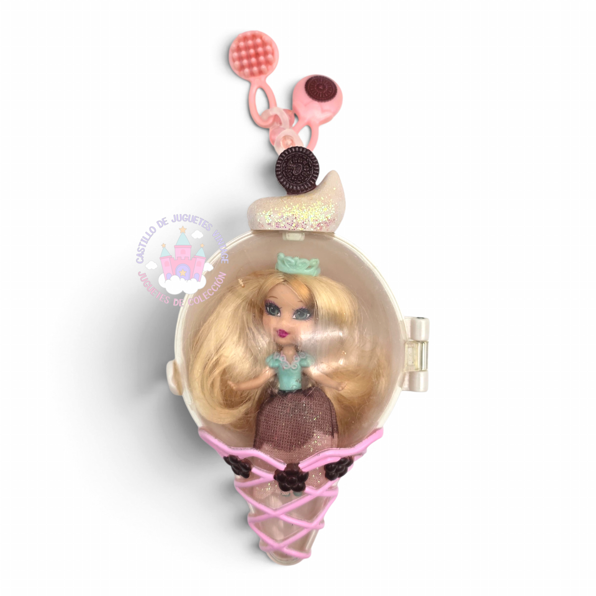Muñeca Vintage Barbie Peekaboo Petites Club - Pre-Loved ❤️/Segunda Mano #27 Ice Cream Cuties Año 2008 Mint Chip Madison