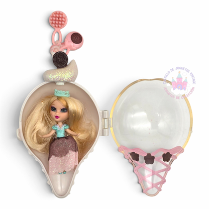 Muñeca Vintage Barbie Peekaboo Petites Club - Pre-Loved ❤️/Segunda Mano #27 Ice Cream Cuties Año 2008 Mint Chip Madison