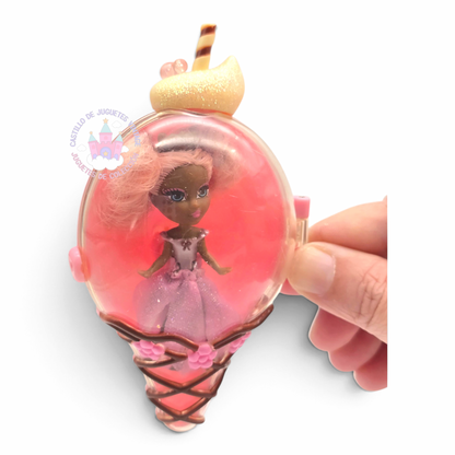 Muñeca Vintage Barbie Peekaboo Petites Club - Pre-Loved ❤️/Segunda Mano #26 Ice Cream Cuties Año 2008 Napolitan Ice cream Nori
