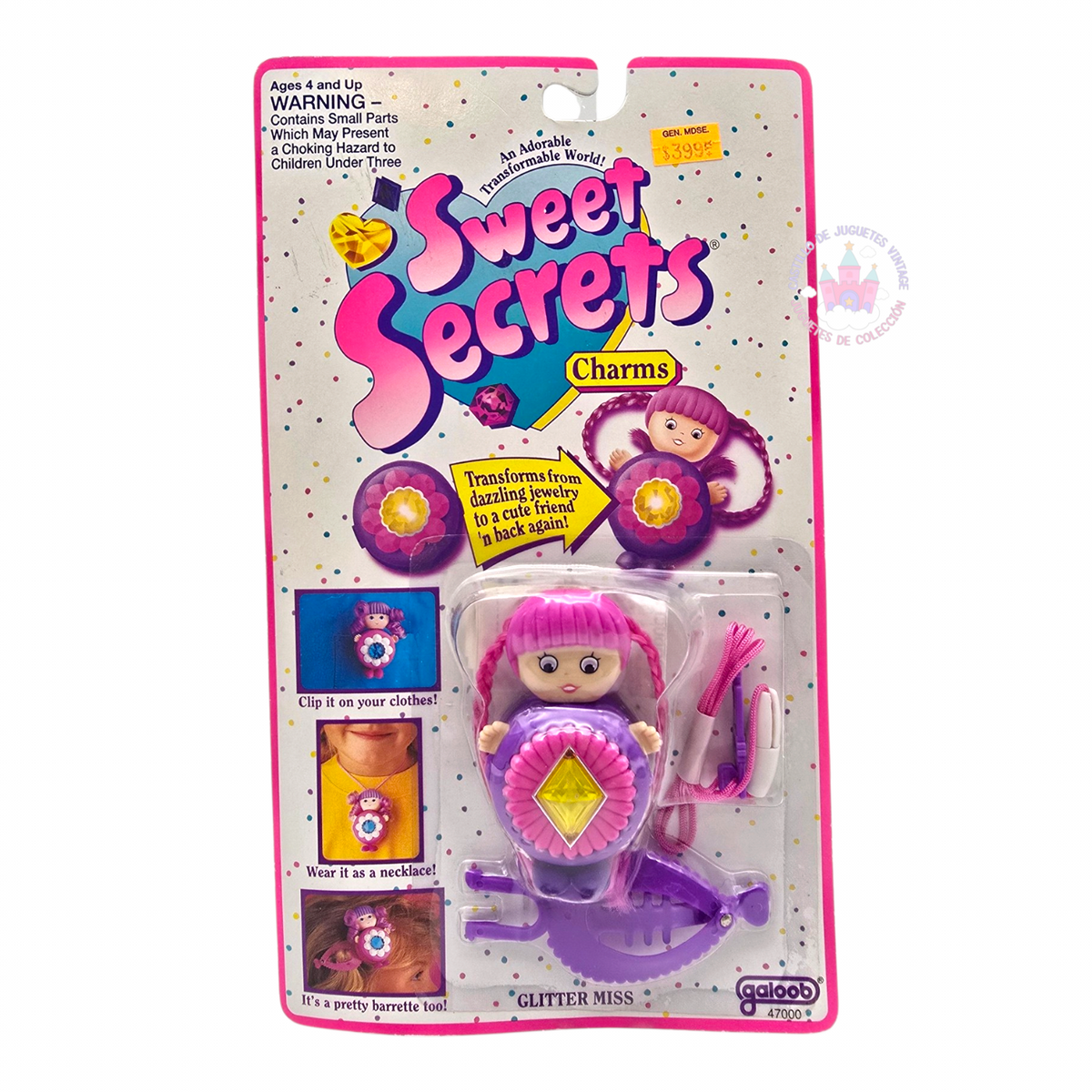 Sweet Secrets vintage Galoob Charm muñeca