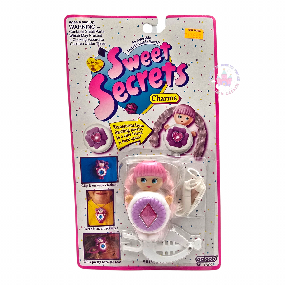 Sweet Secrets vintage Galoob Charm muñeca