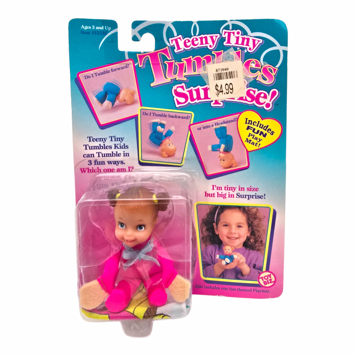 Mini Teeny Tiny Tumbles Surprise Toy Biz 1996 Vintage Mary Marometas