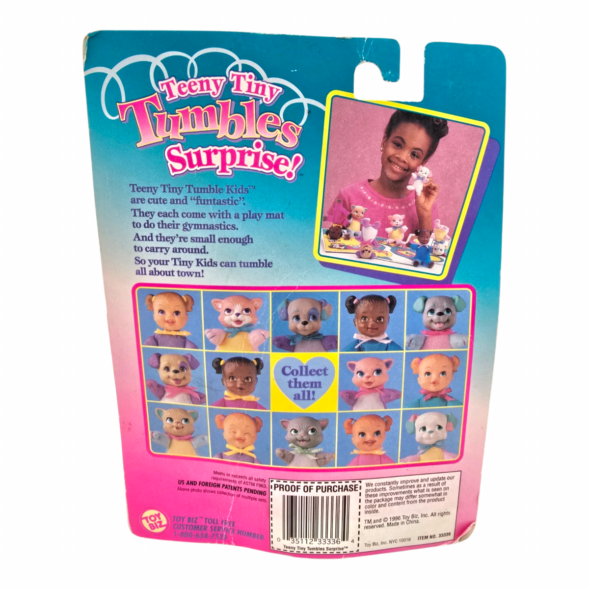 Mini Teeny Tiny Tumbles Surprise Toy Biz 1996 Vintage Mary Marometas
