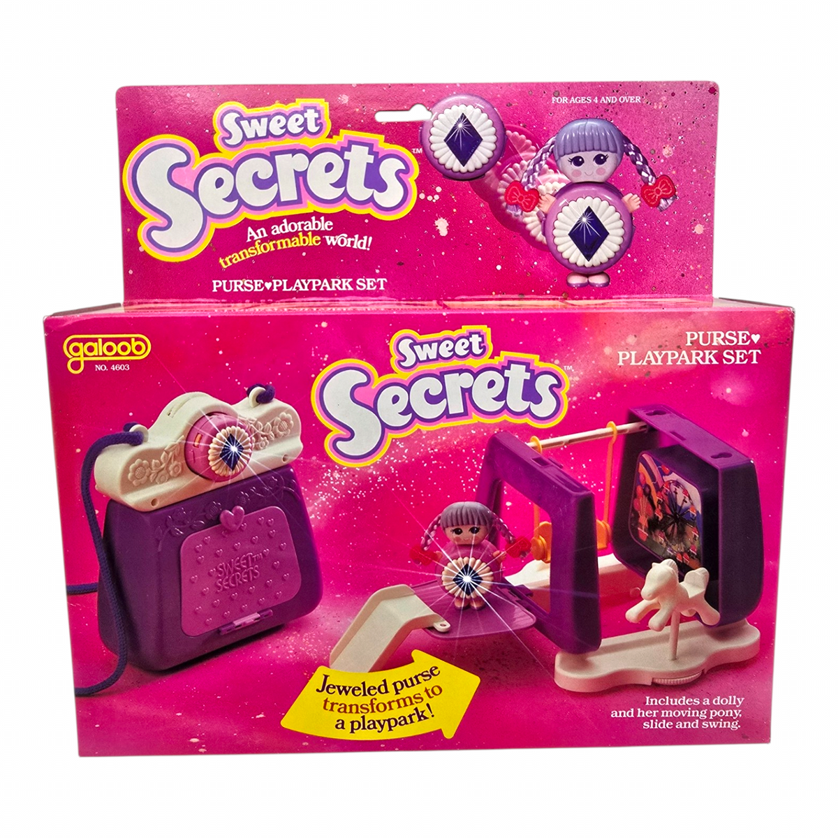 Sweet Secrets Galoob Vintage - Purse Play Park Set (Set de Bolsa)