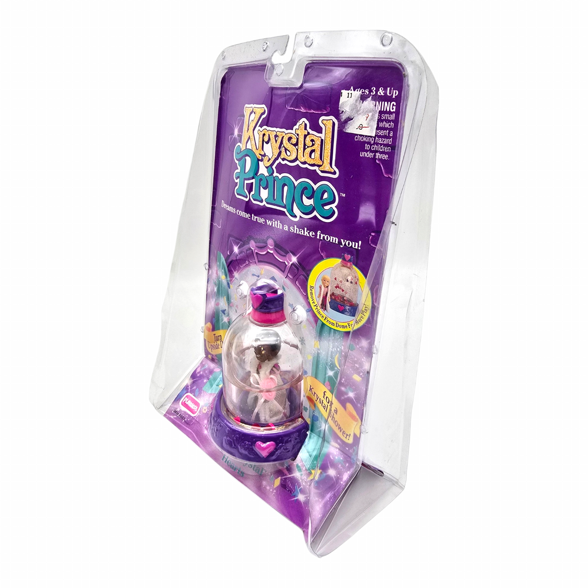 Krystal Princess Príncipe Playskool Vintage Cúpulas de agua con glitter Capelo