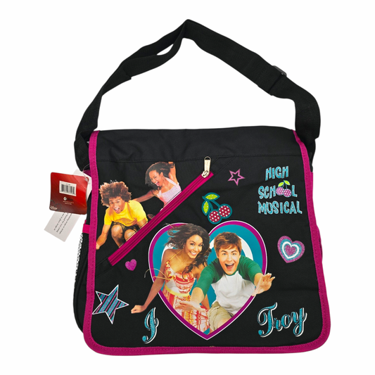 Años 2000s High school Musical Vintage Bolso Messenger bag 37x30 cms aprox corazon cerezas