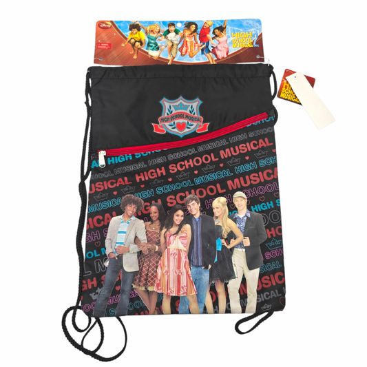 High school musical Vintage años 2000s bolsa saco cuerdas con cierre Grande 45x34 cms aprox