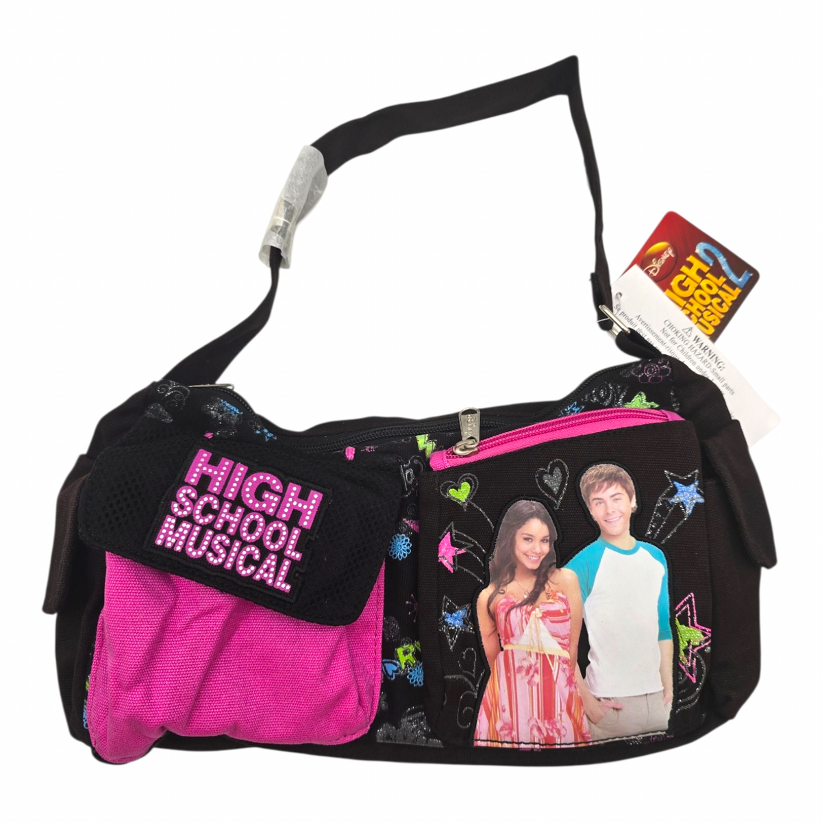 High school musical Vintage años 2000s bolso de mano loneta 35x17 cms aprox