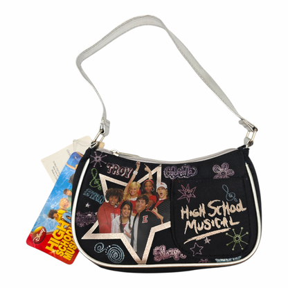 High school musical Vintage años 2000s mini bolso de mano satinada 21x12 cms aprox