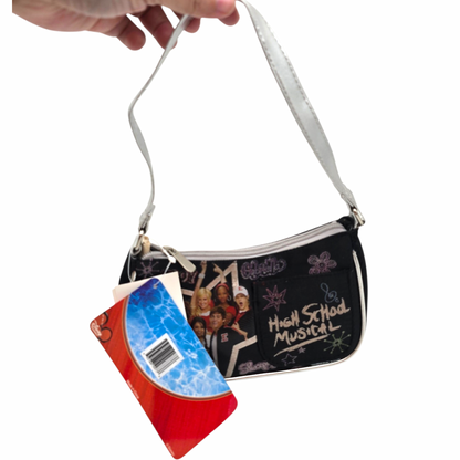 High school musical Vintage años 2000s mini bolso de mano satinada 21x12 cms aprox