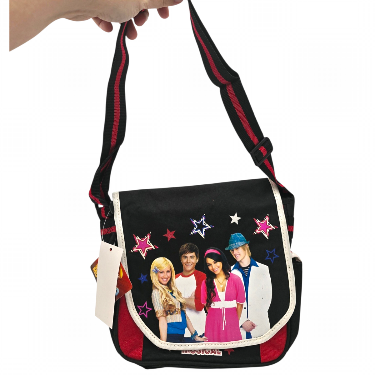 High school musical Vintage años 2000s Crossbody Roja 28x26 cms aprox