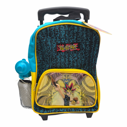 Mini Mochila Backpack vintage Yu-Gi-Oh! de carrito con termo genérico 32x26 cms aprox