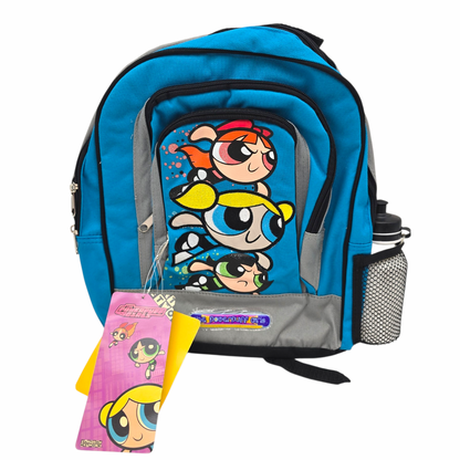 Mini Mochila Backpack vintage Chicas Superpoderosas Powerpuff Girls con termo genérico 32x22 cms aprox