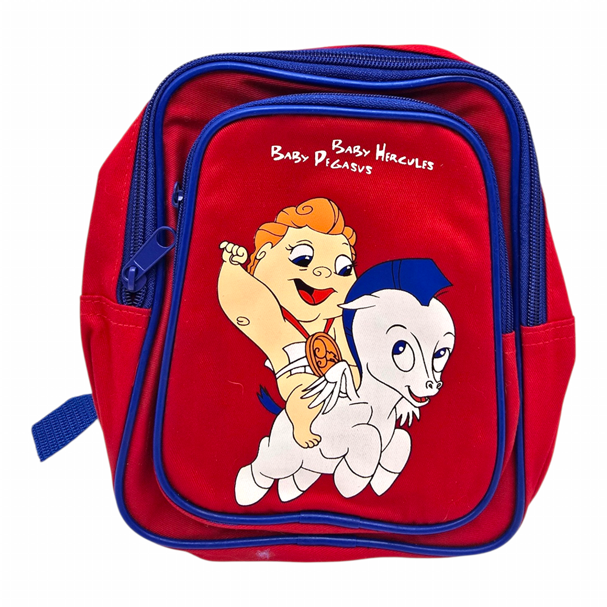 Mini mochilita Hercules Vintage Backpack Mochila pequeña tela 20x18 aprox bebé pegaso
