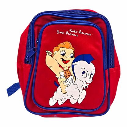 Mini mochilita Hercules Vintage Backpack Mochila pequeña tela 20x18 aprox bebé pegaso