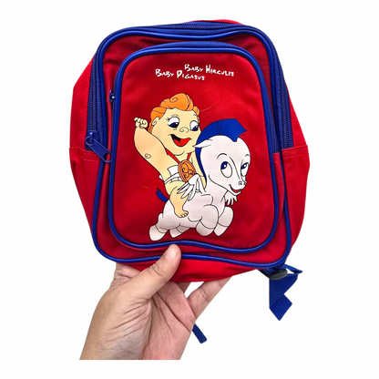 Mini mochilita Hercules Vintage Backpack Mochila pequeña tela 20x18 aprox bebé pegaso