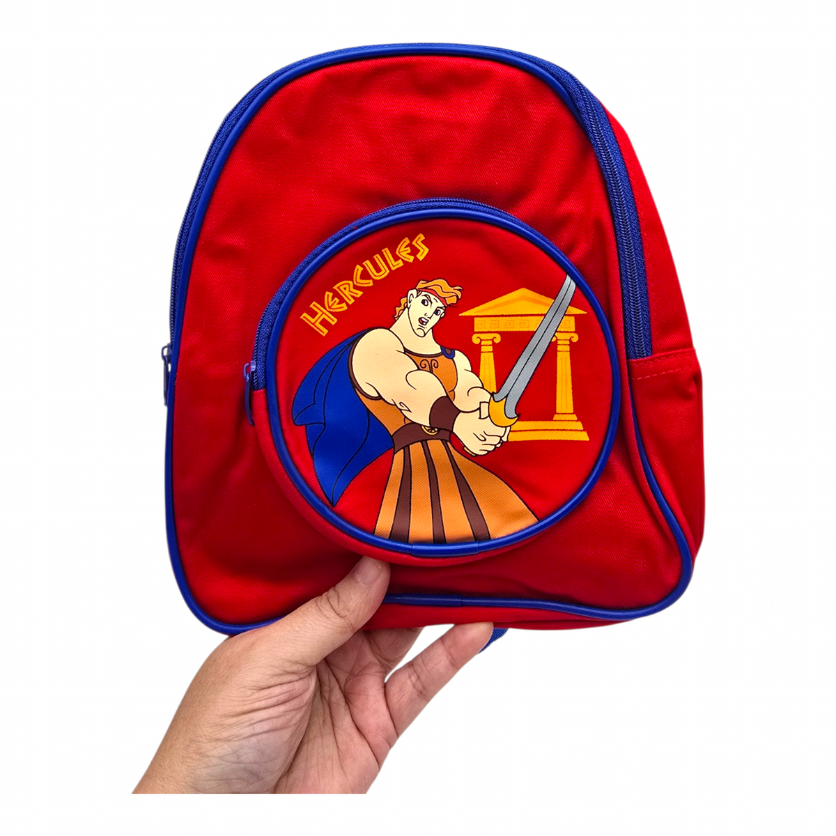 Mini mochilita Hercules Vintage Backpack Mochila pequeña tela 25x18 aprox