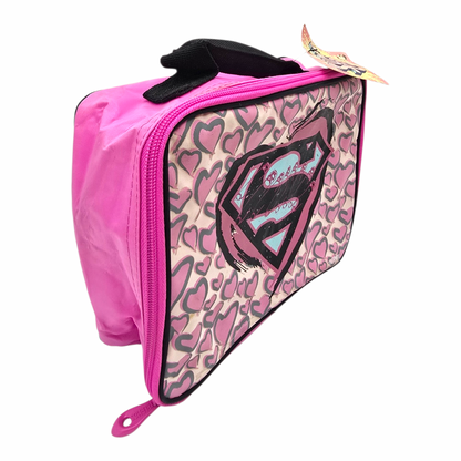 Lonchera vintage Super girl 25x19 cms aprox nueva ligeros detalles de edad