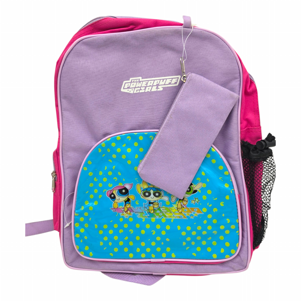 Mochila Backpack Vintage Chicas Superpoderosas Powerpuff Girls con estuche 38x29x30 cms aprox sin etiqueta