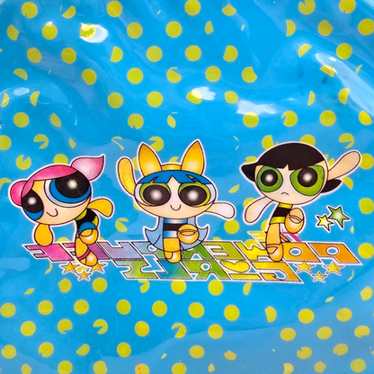 Mochila Backpack Vintage Chicas Superpoderosas Powerpuff Girls con estuche 38x29x30 cms aprox sin etiqueta