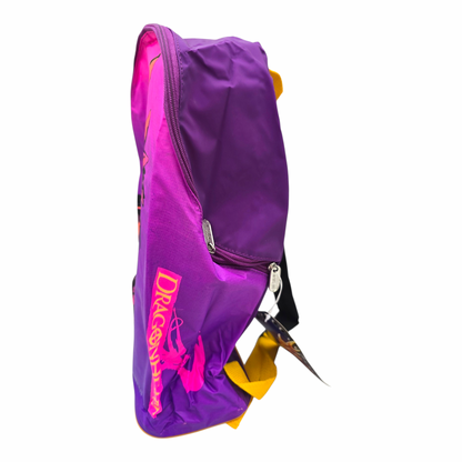 Mochila Backpack vintage Dragon Heart 38x30 cms aprox morada
