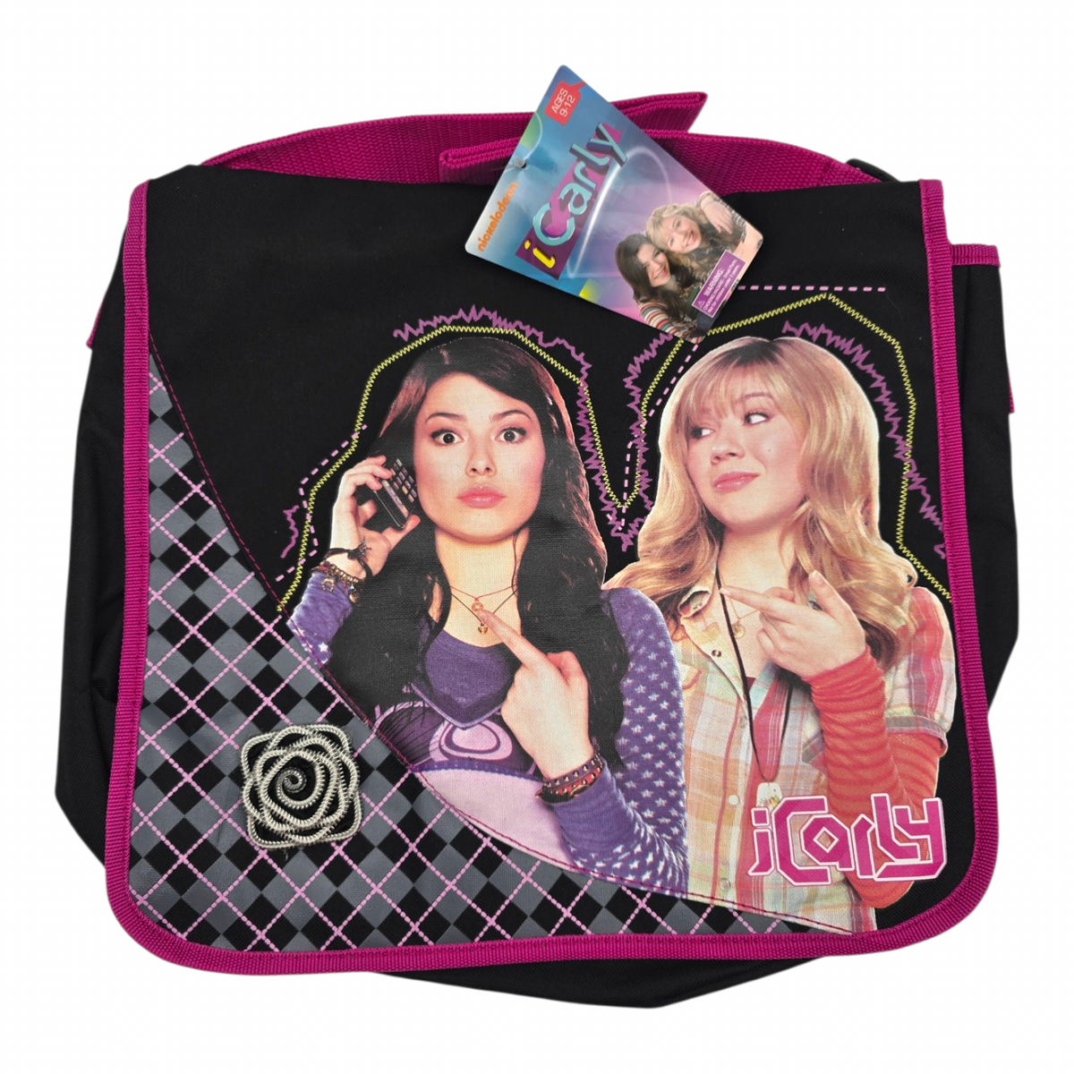 Mochila messenger bag iCarly 40x30 cms aprox