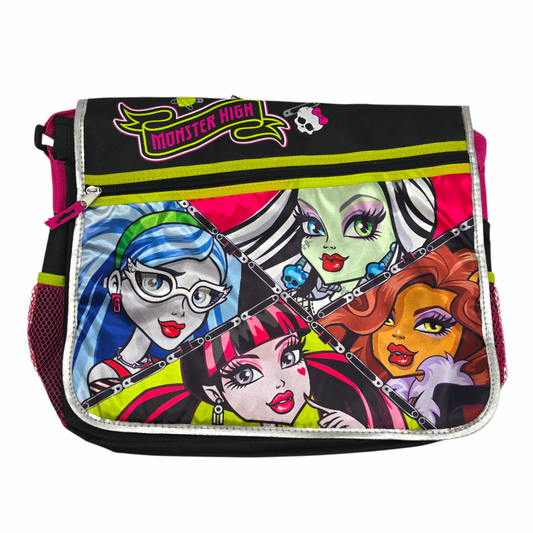 Mochila vintage Monster High messenger bag 32x40 cms aprox