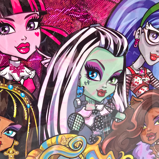 Mochila vintage Monster High 40x30 cms aprox (ver foto con zoom)