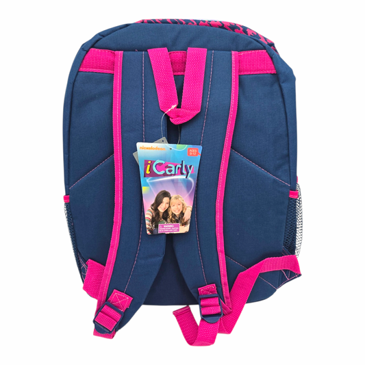 Mochila iCarly 40x30 cms aprox azul marino