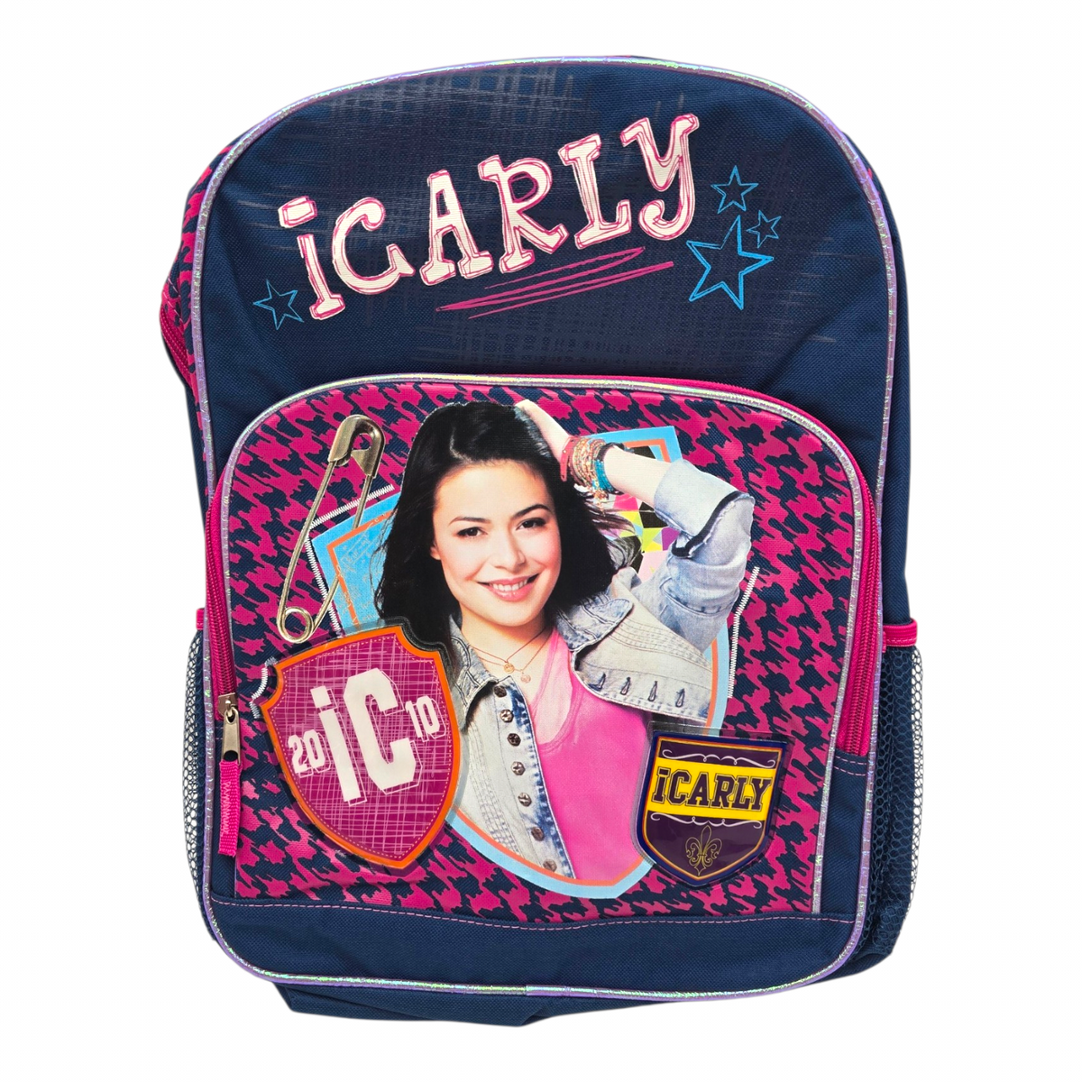 Mochila iCarly 40x30 cms aprox azul marino