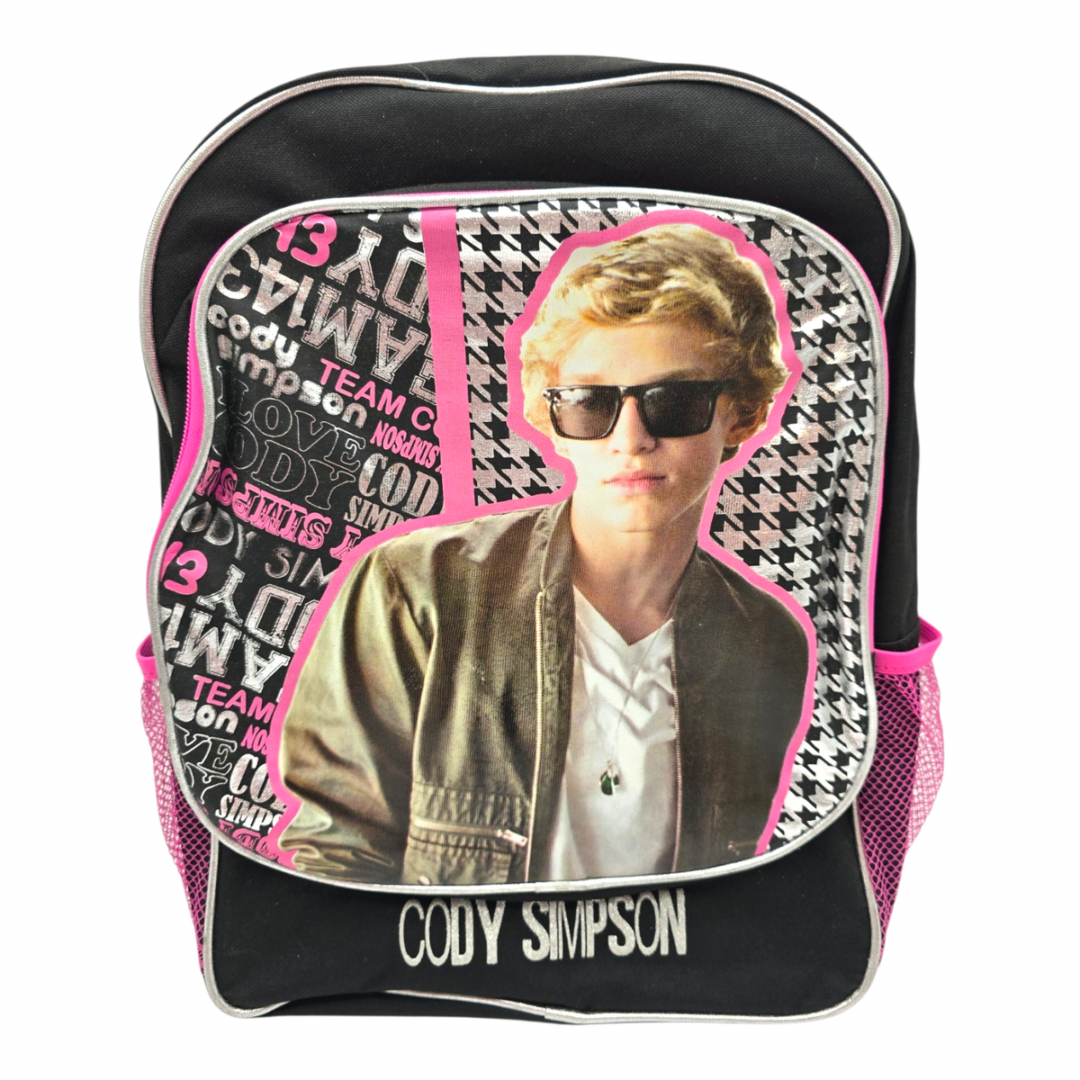 Mochila Backpack vintage Cody Simpson 40x34 cms aprox