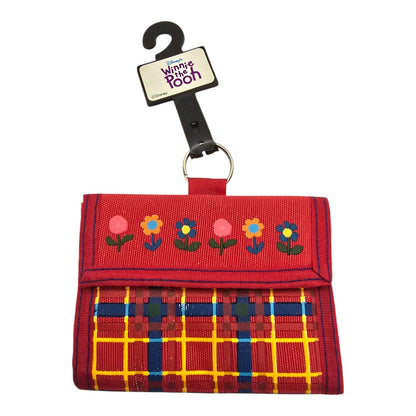 Cartera Monedero Vintage Winnie Pooh Tigger Mariposas Rojas Disney