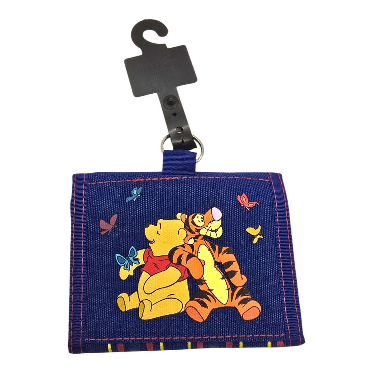 Cartera Monedero Vintage Winnie Pooh Tigger Mariposa Azul Disney