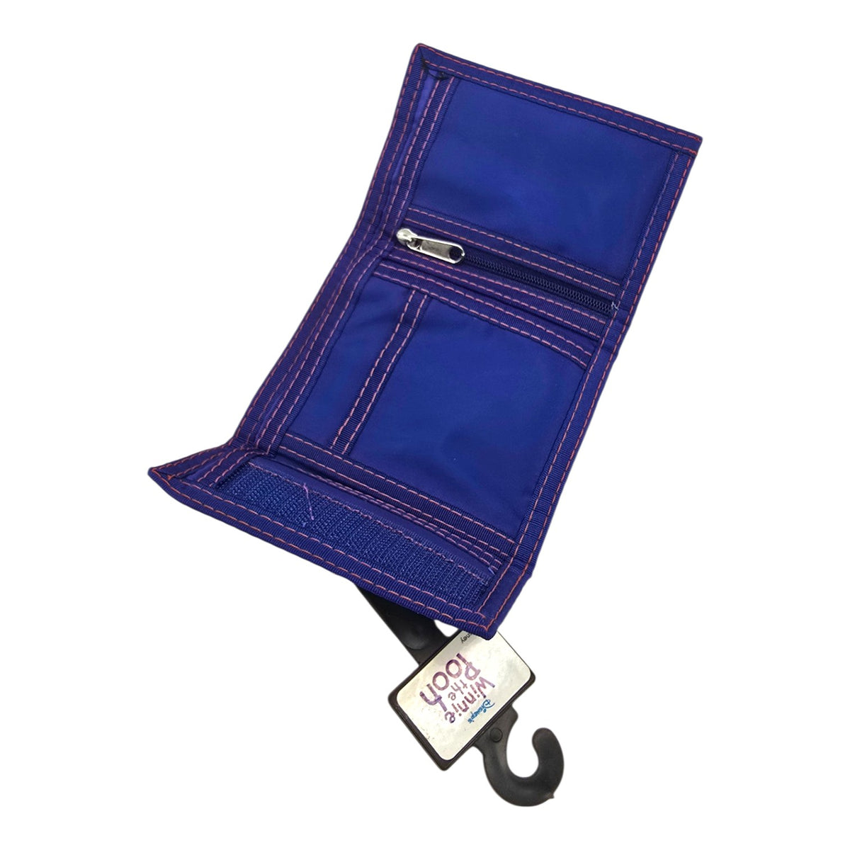 Cartera Monedero Vintage Winnie Pooh Tigger Mariposa Azul Disney