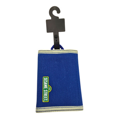 Cartera Monedero Vintage Plaza Sésamo Big Bird Azul