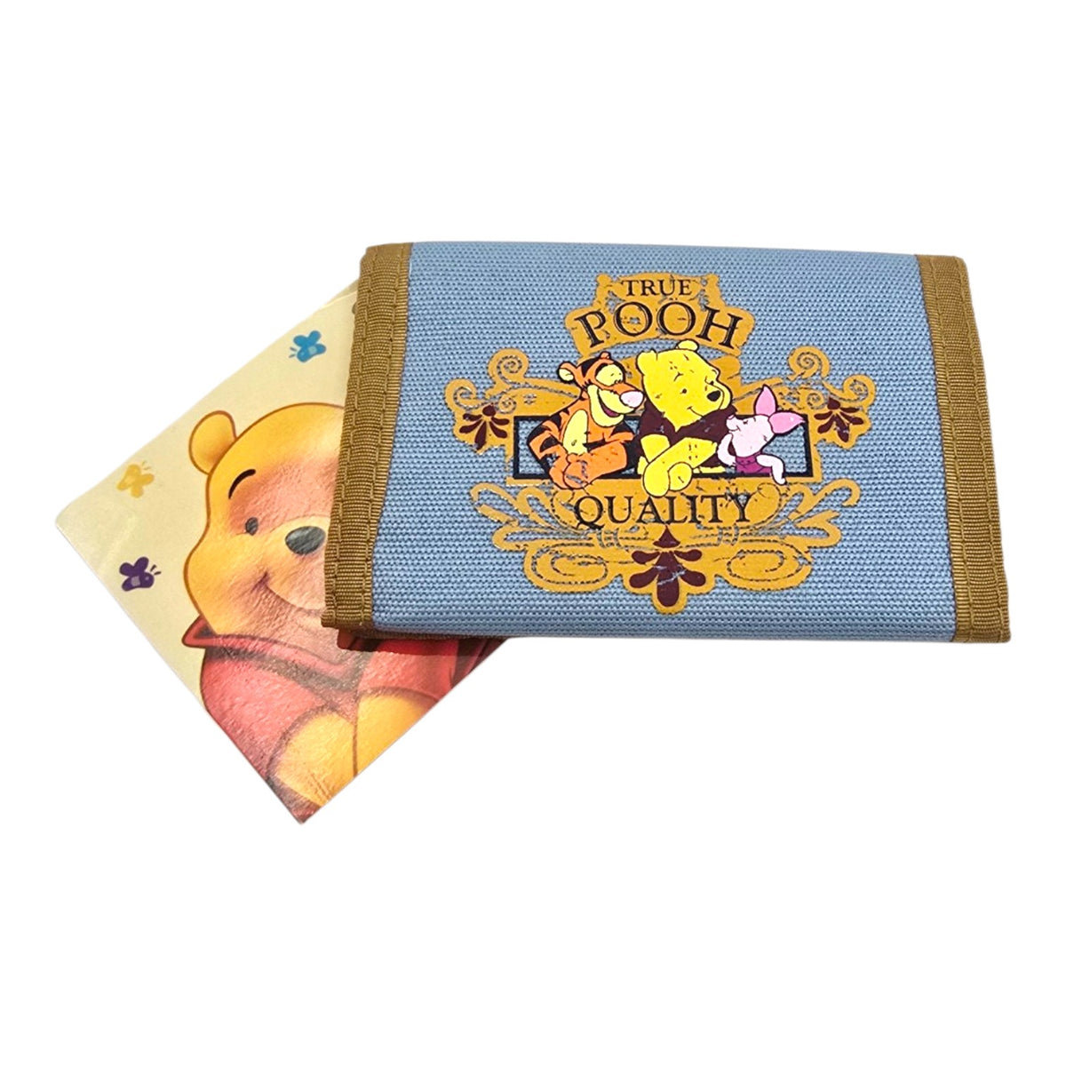Cartera Monedero Vintage True Pooh Azul Claro Disney