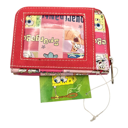 Cartera Monedero Vintage Bob Esponja Personajes Rosa