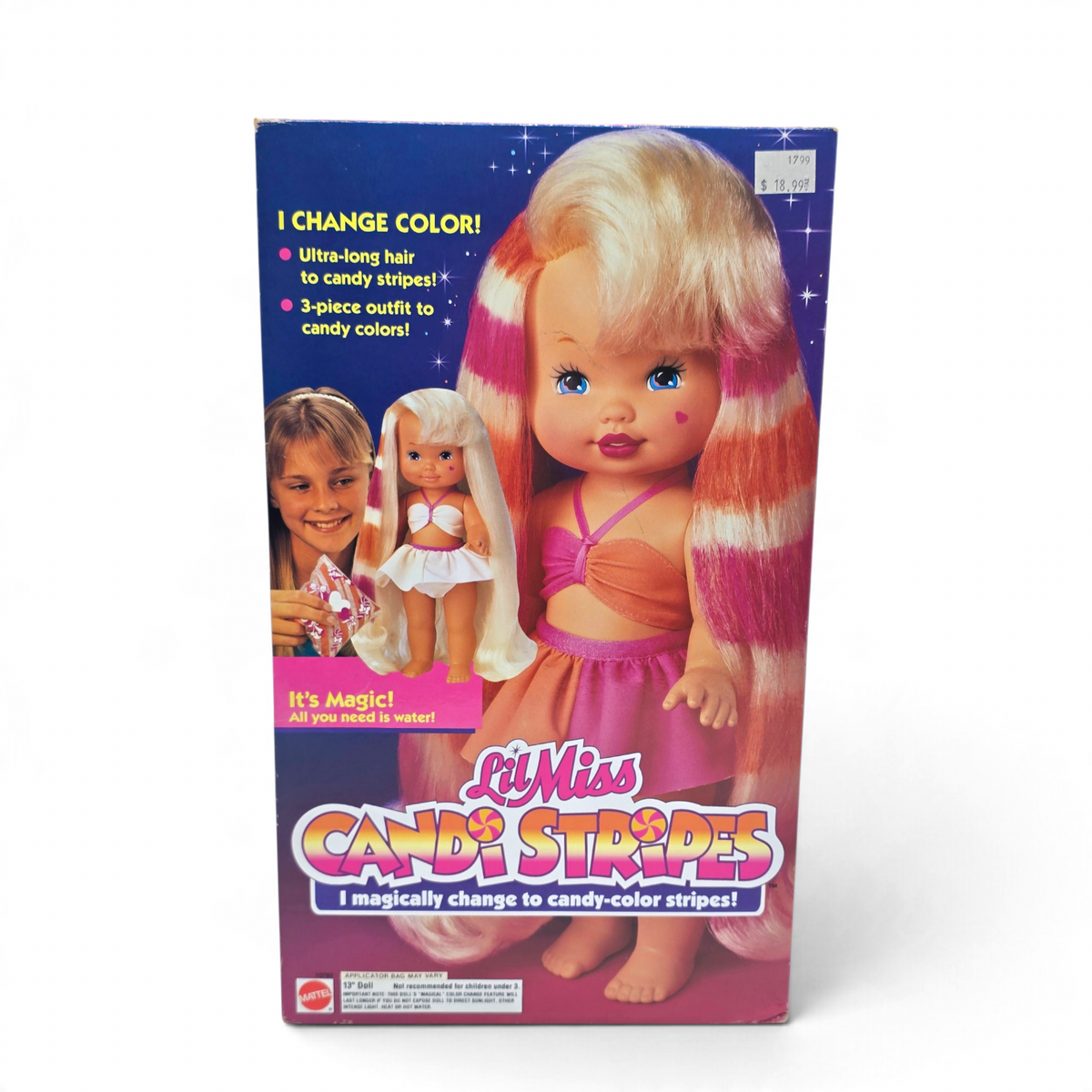 Lil Miss Candi Stripes Mattel Vintage Nueva año 1993