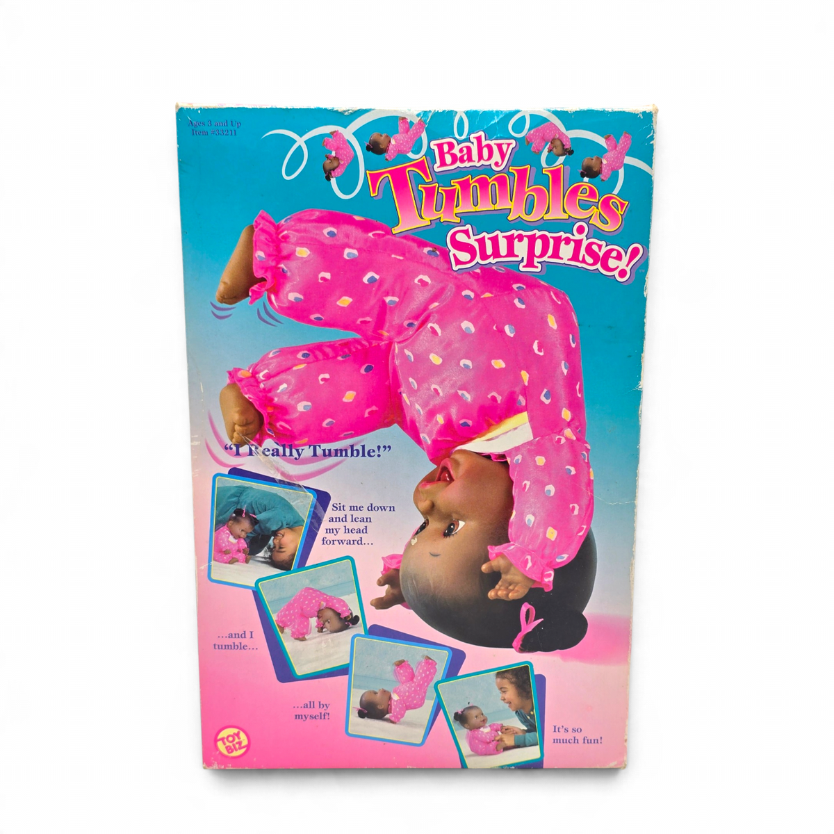 Baby Tumbles Surprise (Mari Marometas) Toy Biz Vintage Nueva Morena