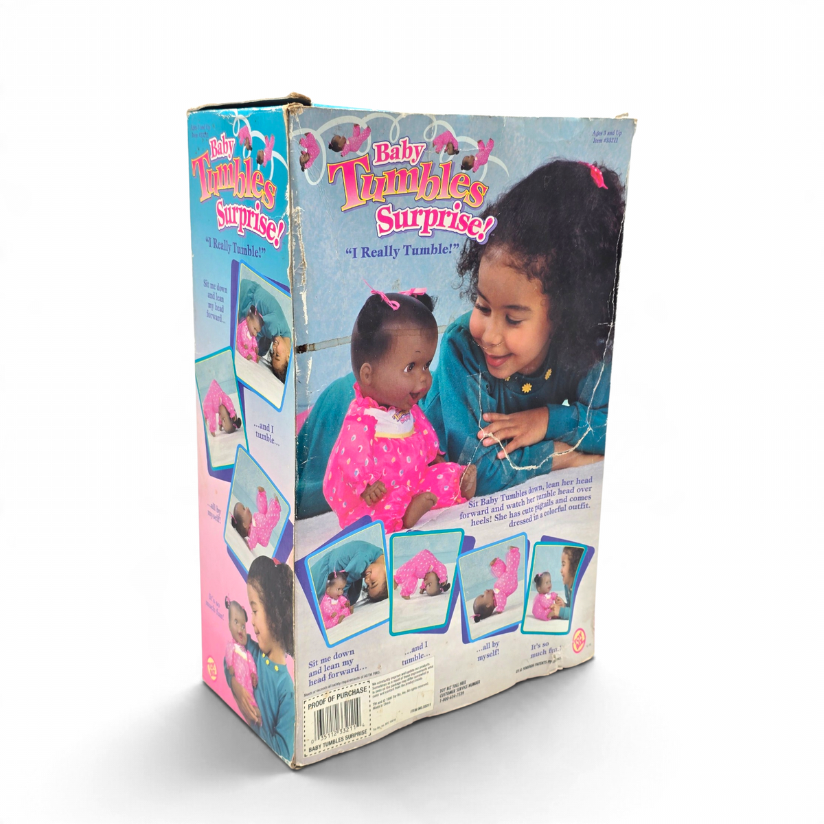 Baby Tumbles Surprise (Mari Marometas) Toy Biz Vintage Nueva Morena