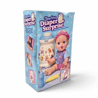 Muñeca Newborn Diaper Surprise Kenner Hasbro 1997 Vintage Nueva