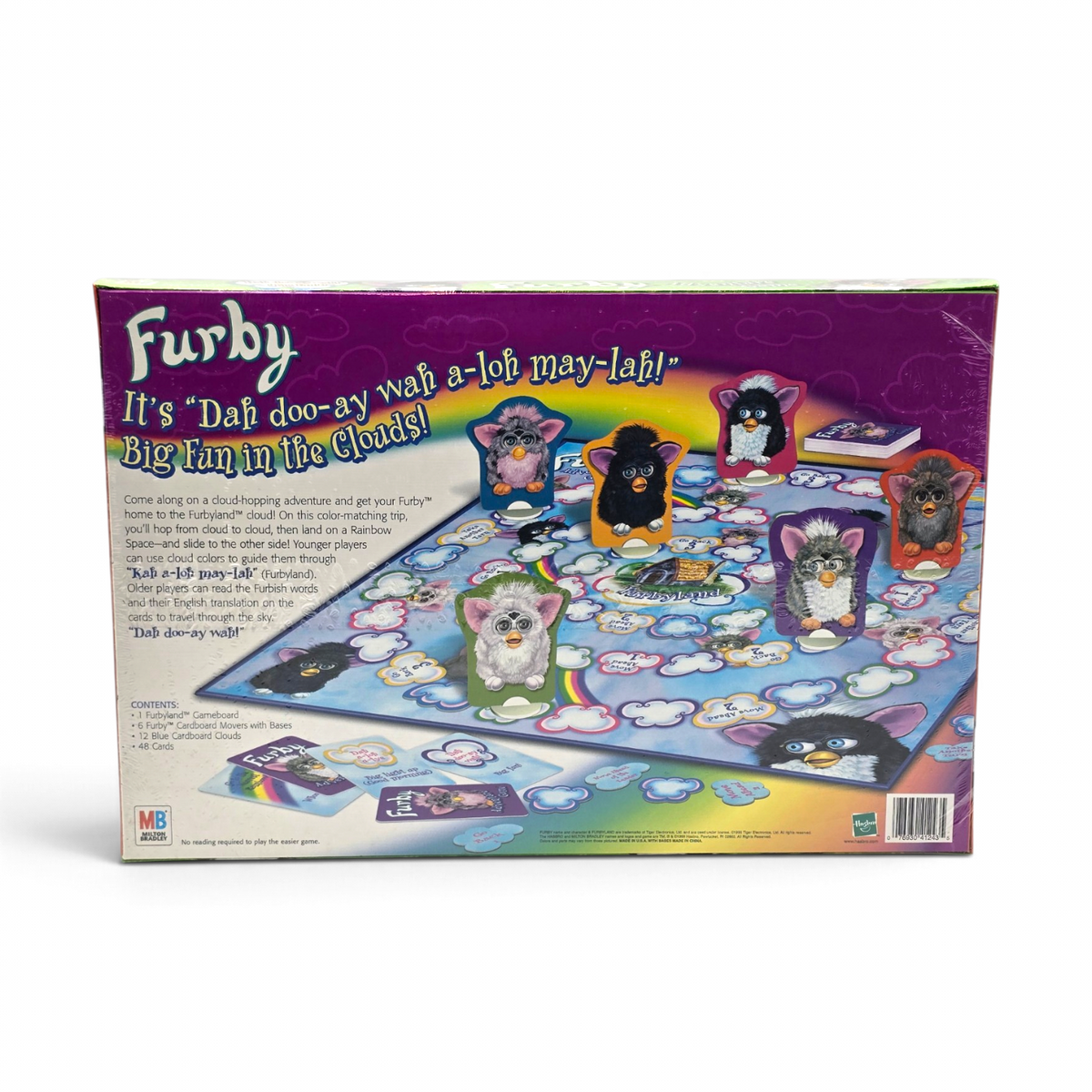 Juego de Mesa Furby Adventure Game Milton Bradley Vintage Nuevo