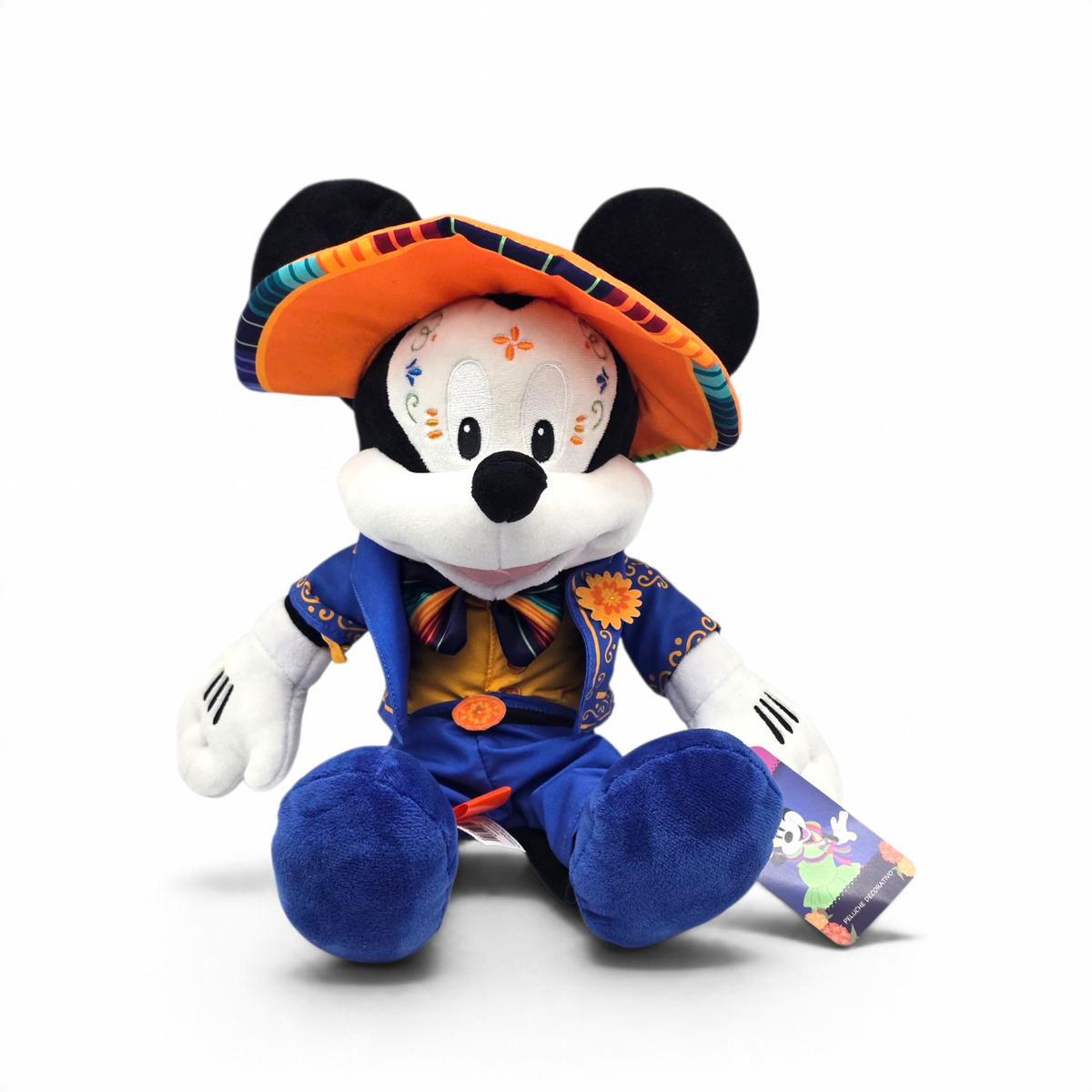 Peluche Disney Mickey Mouse Día de Muertos aprox 40-45 cms